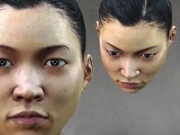 Female Asian Head